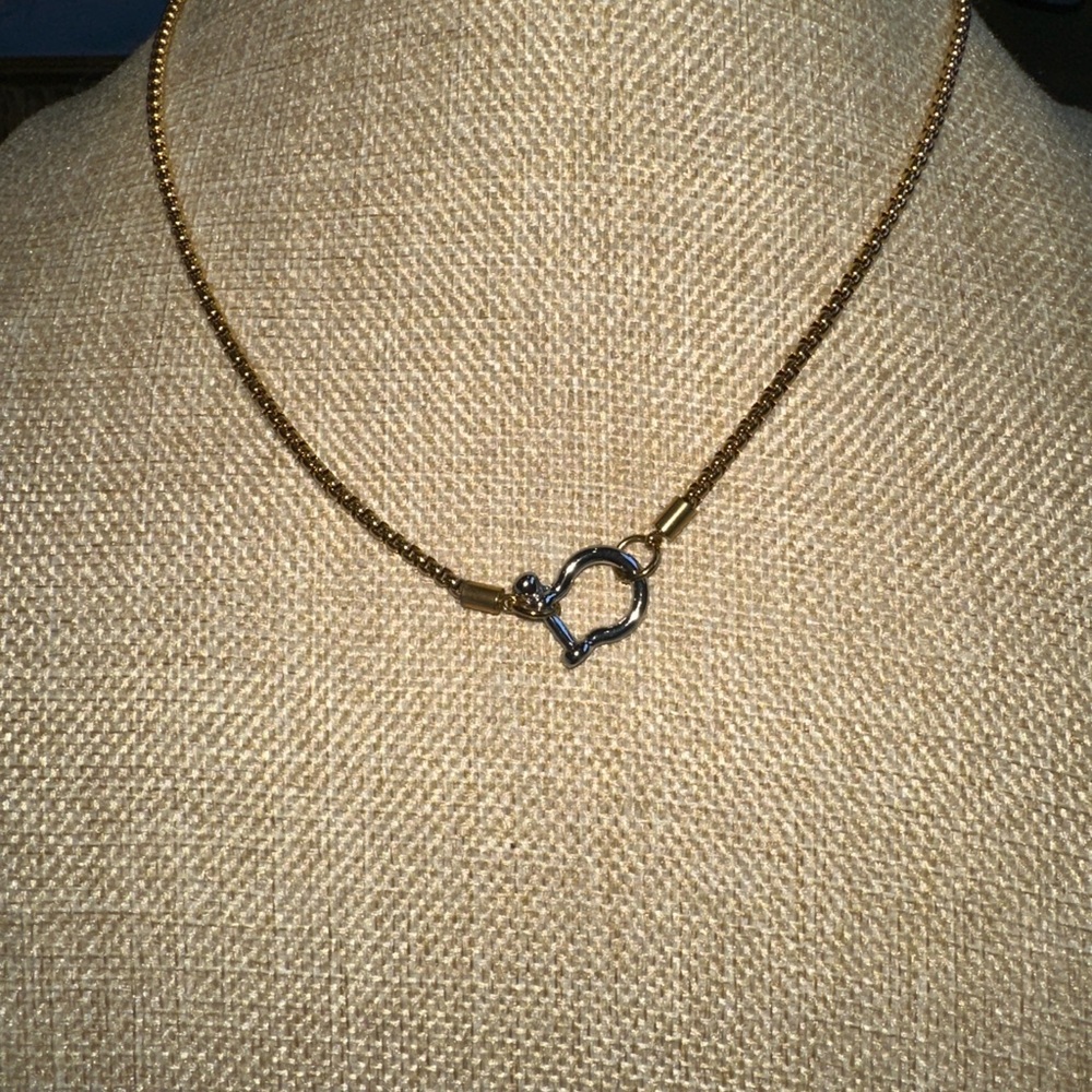 ♥️ Gold and Silver Chain Necklace - Picture 5 of 8
